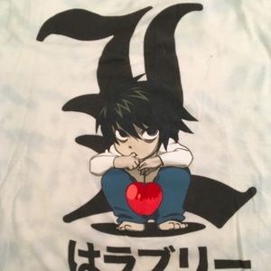 Hot Topic, Death Note, L, Graphic Tee